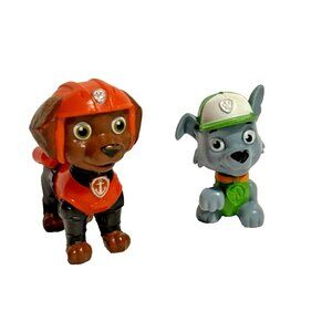 Zuma 2" + Rocky 1.75" PAW Patrol Nikelodian Figures